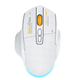 Мышь беспроводная, бесшумная MiKESPN W601 с аккумулятором и подсветкой 2,4G+Bluetooth White - изображение 2