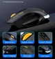 Мышь беспроводная, бесшумная MiKESPN W601 с аккумулятором и подсветкой 2,4G+Bluetooth Black - изображение 4