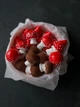 Зефірні грибочки в подарунковій коробці 21 см honeycake - зображення 5