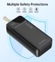 Універсальна мобільна батарея Choetech B730 30000mAh Black (B730-BK) - зображення 5