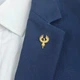 Значок (пін) BROCHE брошка біжутерія Птахи Фенікс Золотий BRGV114516 - зображення 6