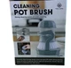 Щетка с дозатором для моющего средства Cleaning pot brush с подставкой держателем Серая - изображение 4