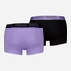 Набір трусів-боксерів чоловічих бавовняних Puma Men Everyday Trunk 2P 93832116 L 2 шт Бузковий/Чорний (8720245628075) - зображення 2