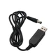 Підвищуючий кабель - перехідник для WIFI роутера від павербанку USB з 5V на 12V ( 5В to 12В DC ) 5.5x2.1 мм 75 см - изображение 3