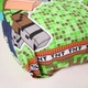 Простирадло на гумці дитяче Бязь Minecraft Різнобарвний 80*160 висота 10 см - зображення 1