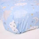 Простынь на резинке Ранфорс Cute Bears Голубой 120*190 высота 25 см - изображение 1
