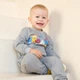 Світшот для хлопчиків двонитка з принтом Trendy Tot 03-01216 сірий 104 см (4 роки) - изображение 3