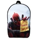 Рюкзак Дедпул (School Gear bag Deadpool 04) чорний, 39 х 27 х 14 см - зображення 1
