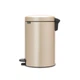 Бак для мусора с педалью Brabantia NewIcon Pedal Bin 12 л шампань бежевый 304446 (00800886) - изображение 4
