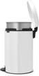 Бак для мусора с педалью Brabantia NewIcon Pedal Bin 12 л белый 111969 (00800464) - изображение 4