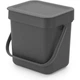 Ведро мусорное Brabantia Sort&Go 3 л серый 209888 (00800921) - изображение 2