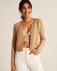 Кардиган Abercrombie & Fitch AF8229W M Світло-коричневий - зображення 3