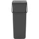 Ведро мусорное Brabantia Sort&Go 40 л серый 251047 (00801062) - изображение 2