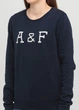 Свитшот женский - свитшот Abercrombie & Fitch AF5654W XS Темно-синий - изображение 3