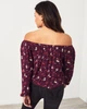 Женская блузка - блуза Hollister HC5259W S 10043 Темно-бордовый - изображение 4