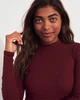 Гольф Hollister HC4858W S 10018 Бордовый - изображение 3
