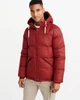Пуховик мужской - зимний пуховик Abercrombie & Fitch AF4986M M 10300 Красный - изображение 1