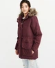 Парка женская - парка зимняя Abercrombie & Fitch AF5503W S 10179 Бордовый - изображение 1