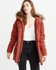 Парка женская - парка зимняя Abercrombie & Fitch AF5502W S 10179 Красный - изображение 4