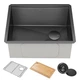 Кухонная мойка Kraus Kore нижнего монтажа KWU1111-23-PGM KS0019U 53,34 x 40,64 x 25,4 см Черный - изображение 1