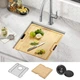 Кухонная мойка Kraus Kore нижнего монтажа KWU1101-17 KS0017U 38,1 x 40,6 x 25,4 см Черный - изображение 2