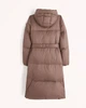 Пуховик женский - зимний пуховик Abercrombie & Fitch AF9404W XS Темно-коричневый - изображение 5