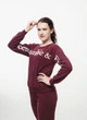 Свитшот женский Abercrombie & Fitch AF8980W M Бордовый - изображение 3