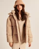 Пуховик Abercrombie & Fitch AF9112W M Светло-коричневый - изображение 1