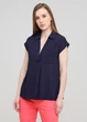 Женская блузка - блуза Tommy Hilfiger TH1361W XS Темно-синий - изображение 1