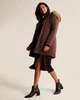 Парка Abercrombie & Fitch AF8442W XS Коричнева - зображення 3