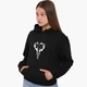 Худи женский Олень (Deer) (8921-2072-2) Черный M - изображение 3