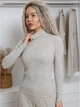 Гольф-водолазка женская Leinle 1623 3XL Бежевая (4821623810107) - изображение 1