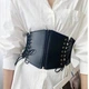 Ремінь-корсет широкий жіночий Honey Fashion Accessories XS/S/M/L чорний (40к001) - изображение 4