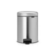 Ведро для мусора Brabantia Pedal Bin 5 л Matt Steel (112645) - изображение 1