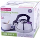 Чайник Kamille Whistling Kettle Thermo 3л з нержавіючої сталі зі свистком та термометром - зображення 6