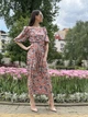 Платье макси с разрезами Cat Orange 5773 Розово-кремовое 50 - изображение 4