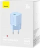 Мережевий зарядний пристрій Type-C з швидкою зарядкою GaN5S Fast Charger(mini) 30W блок живлення Blue, Baseus (CCGN070603) - зображення 5