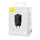 Мережевий зарядний пристрій Type-C+Type-C з швидкою зарядкою GaN5 Fast Charger Pro 40W блок живлення Black, Baseus (CCGP180101) - зображення 9