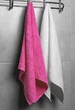 Набор полотенец для лица, белое и розовое "Twins" - MAKEUP Face Towel Set Pink + White 2шт (1182414-119632) - изображение 3