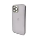 Захисний чохол-накладка AG Glass Matt Frame Color Logo для Apple iPhone 13 Pro Max Titanium Grey (AGMattFrameiP13PMGrey) - зображення 1