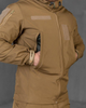 Тактический зимний костюм 3в1 SoftShell штаны+куртка+кофта M койот (89736) - изображение 9