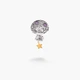 Серебряная Брошь Пани-Зирка Amethyst - изображение 1