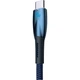 Кабель USB Type-C > USB Baseus Glimmer Series Fast Charging Data Cable 100W 2.0 m (CADH000503) Blue - зображення 2