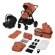 Универсальная коляска 3 в 1 Lionelo LAYLA 3IN1 BROWN RUST - изображение 3