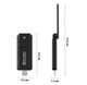 Двухдиапазонный сетевой адаптер WiFi беспроводной переходник с USB 3.0 и 2.4G + 5G, 1300 Мбит/с, черный "S" (92982393) - изображение 6