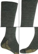 Туристические термоноски Sensor Hiking Merino. 43-46р. Шерсть мериноса. Зимние. Хаки. Трекинговые носки SU42EM. - изображение 5