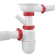 Сифон для мойки Polmark 40мм х 3 1/2" пластик белый (PM 40 SF 20 07) - изображение 2