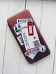 Чохол-книжка з малюнком для iPhone 11 Бордовий :: Подорожі. Лондон (принт 326) - зображення 2