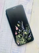 Чехол-книжка с рисунком для Samsung Galaxy A52 (A525) Чёрный :: Цветочная идиллия (принт 382) - изображение 2