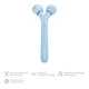 Электронный ультразвуковой ролик для лица GESKE Sonic Facial Roller 4в1 aquamarine - изображение 6